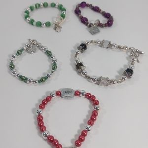 🎁 FREE! Handmade Inspirational Beaded Bracelet "Made for an Angel"